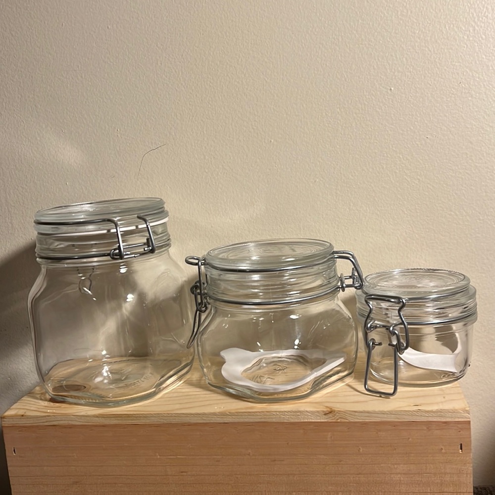 Set 3 Jar bormioli rocco